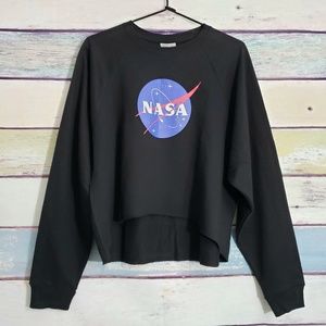 Freeze Nasa Long Sleeve Light Sweeter NWOT